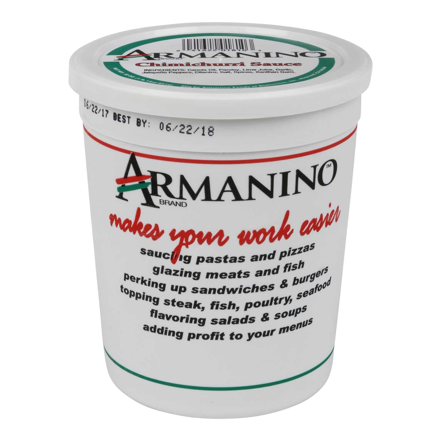 Armanino Chimichurri Sauce, 30 Ounce -- 3 per case.