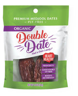 Double Date Organic Medjool Dates Multipack, Pitted Medjool dates, Dates Medjool Single Use Packs, Perfect Grab and Go Healthy Snack, Fresh Dates