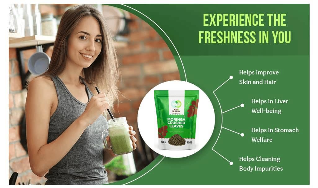 Moringa Tea Cut Fresh Dried Leaves 8 Ounces(0.5 lb), Rich Source of Antioxidants (1 Pack - 8 Ounces)