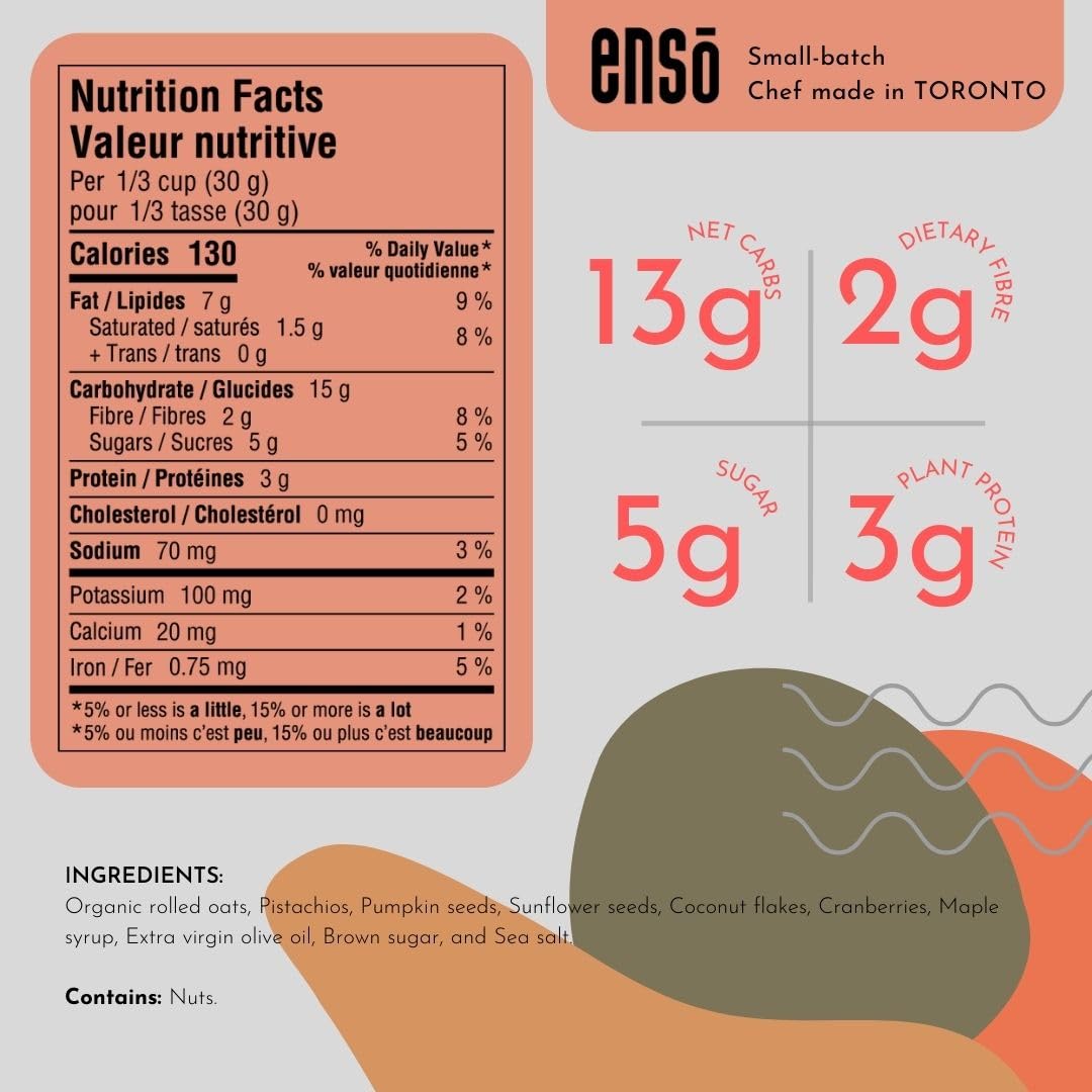 Enso Pistachio & Sea Salt Granola
