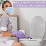 ATZNZIK 12 Pairs Rubber Cleaning Gloves for Dishwashing Reusable Kitchen Gloves for Washing Dishes and Household Non-Slip Cleaning Dish Gloves