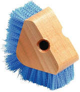 Carlisle FoodService Products 36196614 Triangle Scrubber, Polypropylene Bristles, 5" Brush Size, 1-1/8" Bristle Trim, Blue