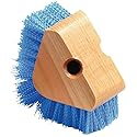 Carlisle FoodService Products 36196614 Triangle Scrubber, Polypropylene Bristles, 5" Brush Size, 1-1/8" Bristle Trim, Blue