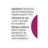 Raspberry Flavor, 20 ml (0.68 fl oz)