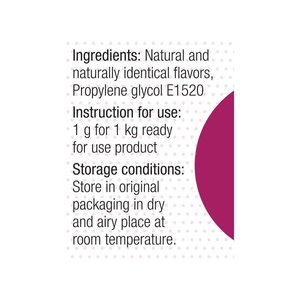 Raspberry Flavor, 20 ml (0.68 fl oz)
