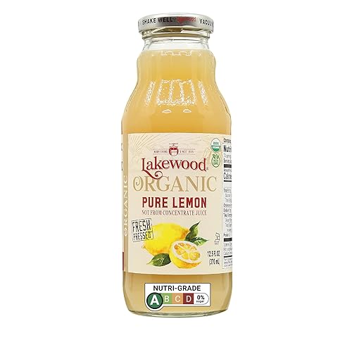 Lakewood, Organic Lemon Juice, 12.5 oz
