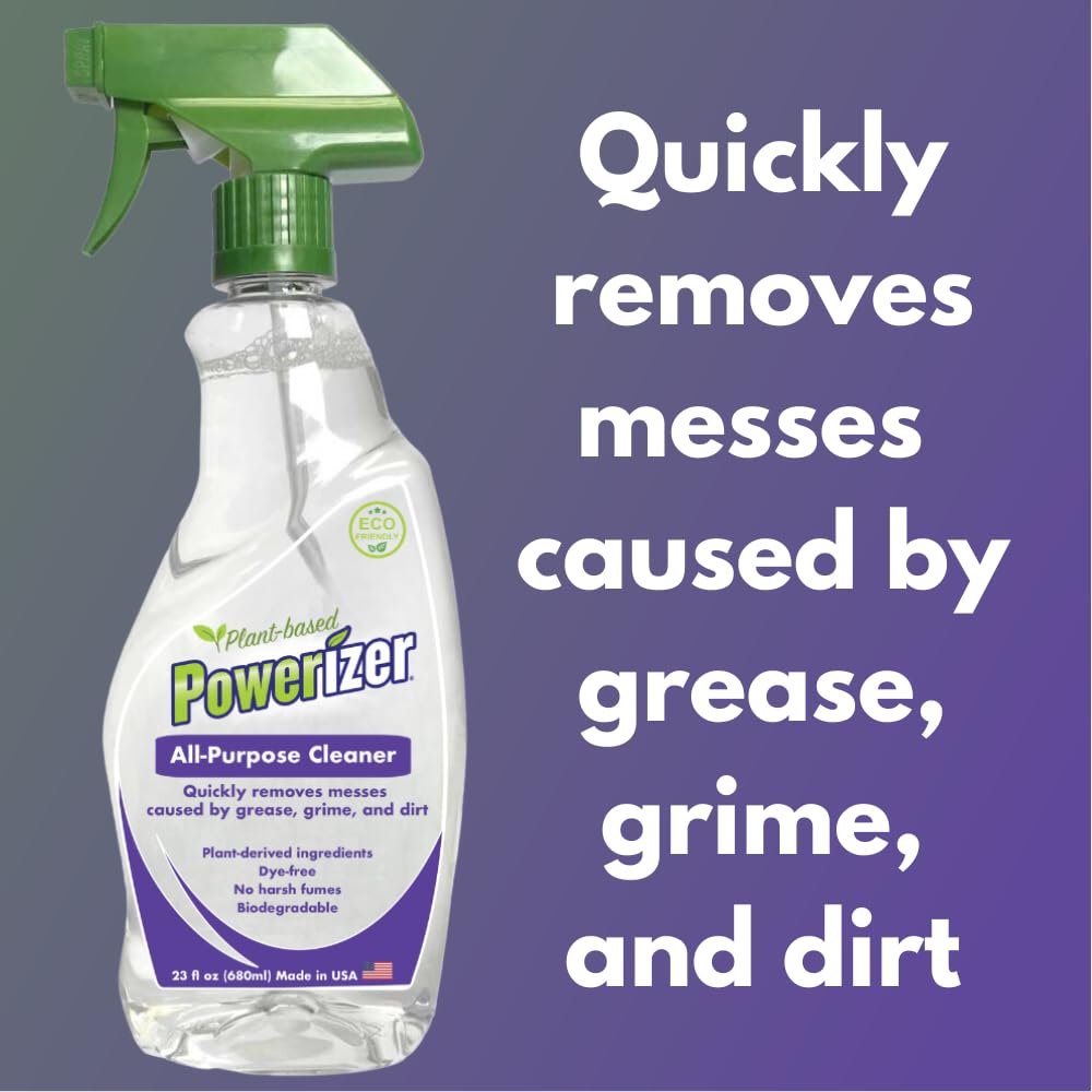 Powerizer Plant Based Lightly Scented All Purpose Cleaner Spray Bottle (2)