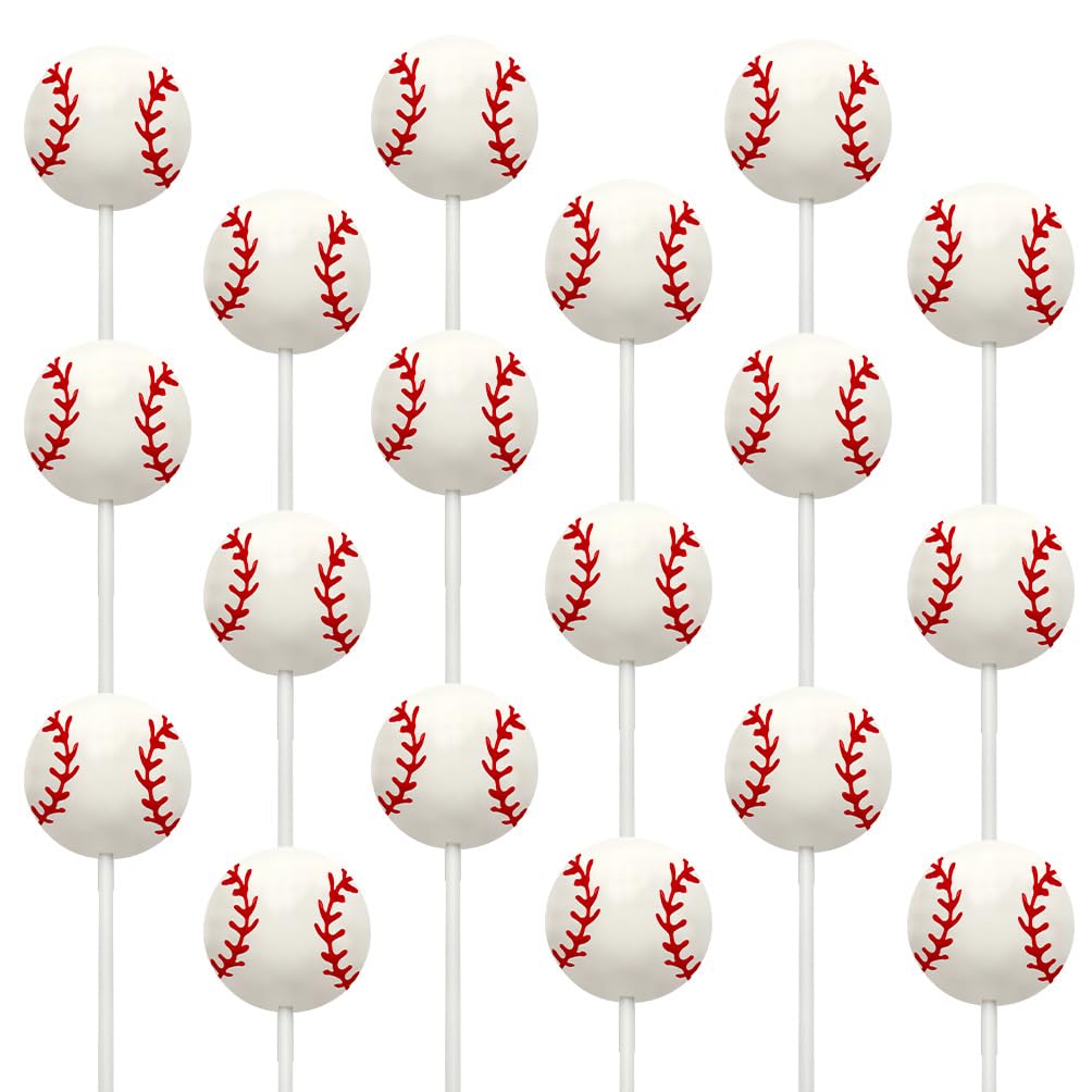 Baseball Candy Lollipops - Bulk Individually Wrapped Suckers - Great for Baseball Party Favors - Baseball Goodie Bags - Softball Team Treats - Fan
