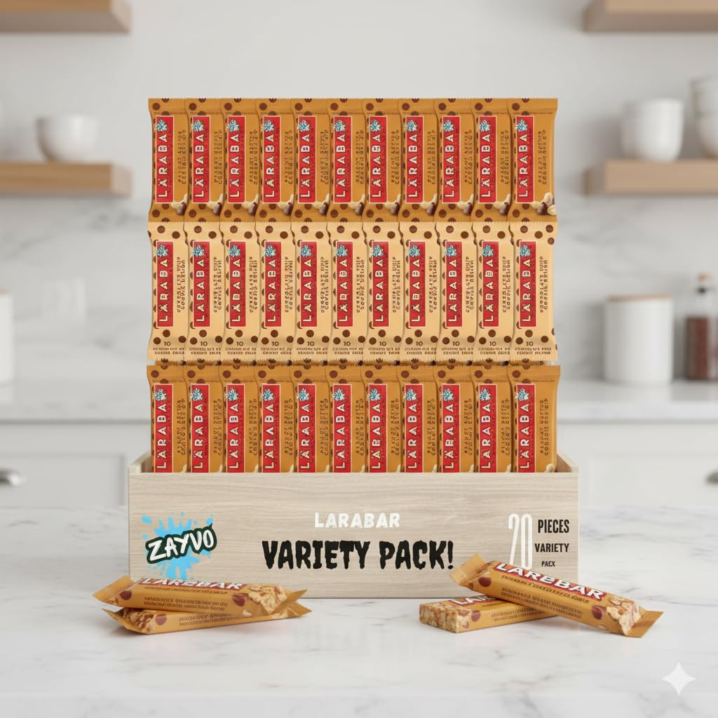 ????????????? -Gluten-Free Fruit & Nut Bars Variety Pack, Healthy Snack Bars Made with Simple Ingredients, Vegan & Dairy Free Snacks, 20 Count Bulk Pack