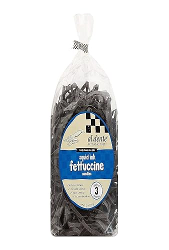 Al Dente Pasta Fettuccine Squid Ink, 10 oz