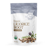 Halo Naturals Organic Licorice Root Cut & Sifted, 4 Ounces (Glycyrrhiza glabra) USDA Certified | Resealable Pouch| Packaged in The USA