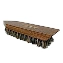 Valentino Garemi Cleaning Brush - Multi-Purpose Dry Cleaning Brush for Shoes, Carpet, Upholstery & Garments - Natural Bristles - Made in Germany