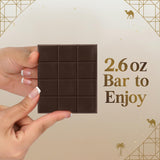 Dubai Dark Chocolate Bar with Strawberry - 2.6oz (75g) | Dark Chocolate Dessert with Strawberry | Gourmet Dubai Chocolate Bar | Elegant Gift Chocolate