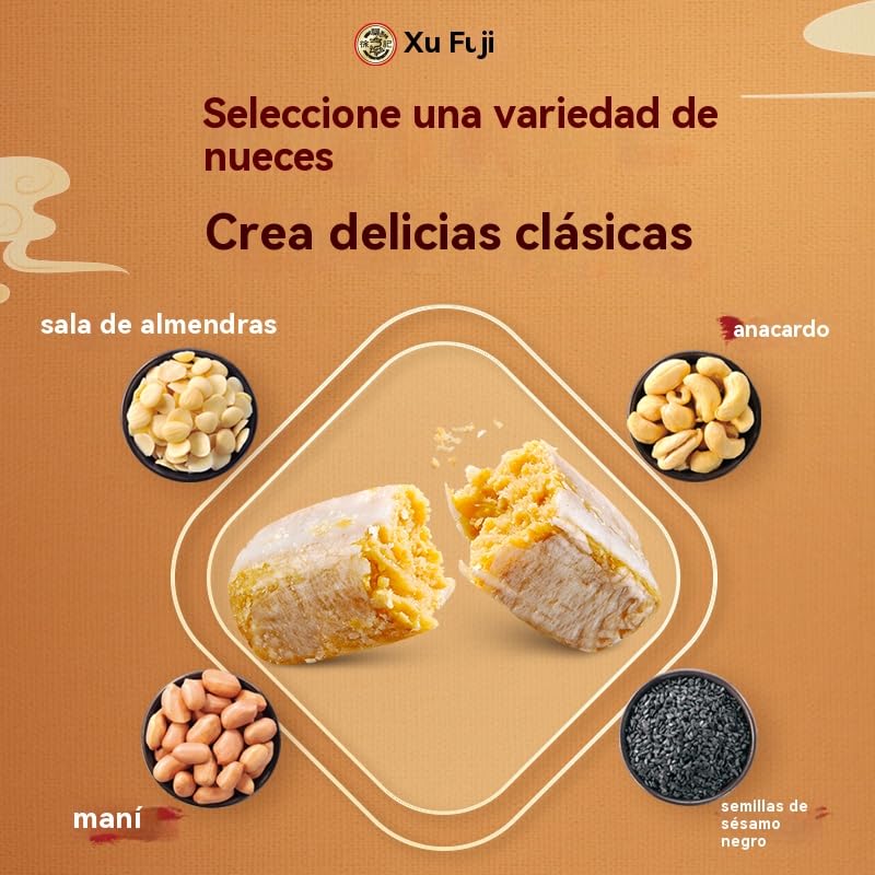 Assorted Peanut Crisp Candy, Crispy Candy, Assorted Flavors Praline Candy: Coconut, Almond, Black Sesame, Peanut Butter Bars Logs, Chinese Specialty