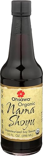 Gold Mine Natural Food Co - Nama Shoyu, Unpasteurized Soy Sauce, Japanese Fermented, Rich Probiotics, Non-GMO - 10 oz Bottle for Sushi