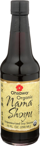Gold Mine Natural Food Co - Nama Shoyu, Unpasteurized Soy Sauce, Japanese Fermented, Rich Probiotics, Non-GMO - 10 oz Bottle for Sushi