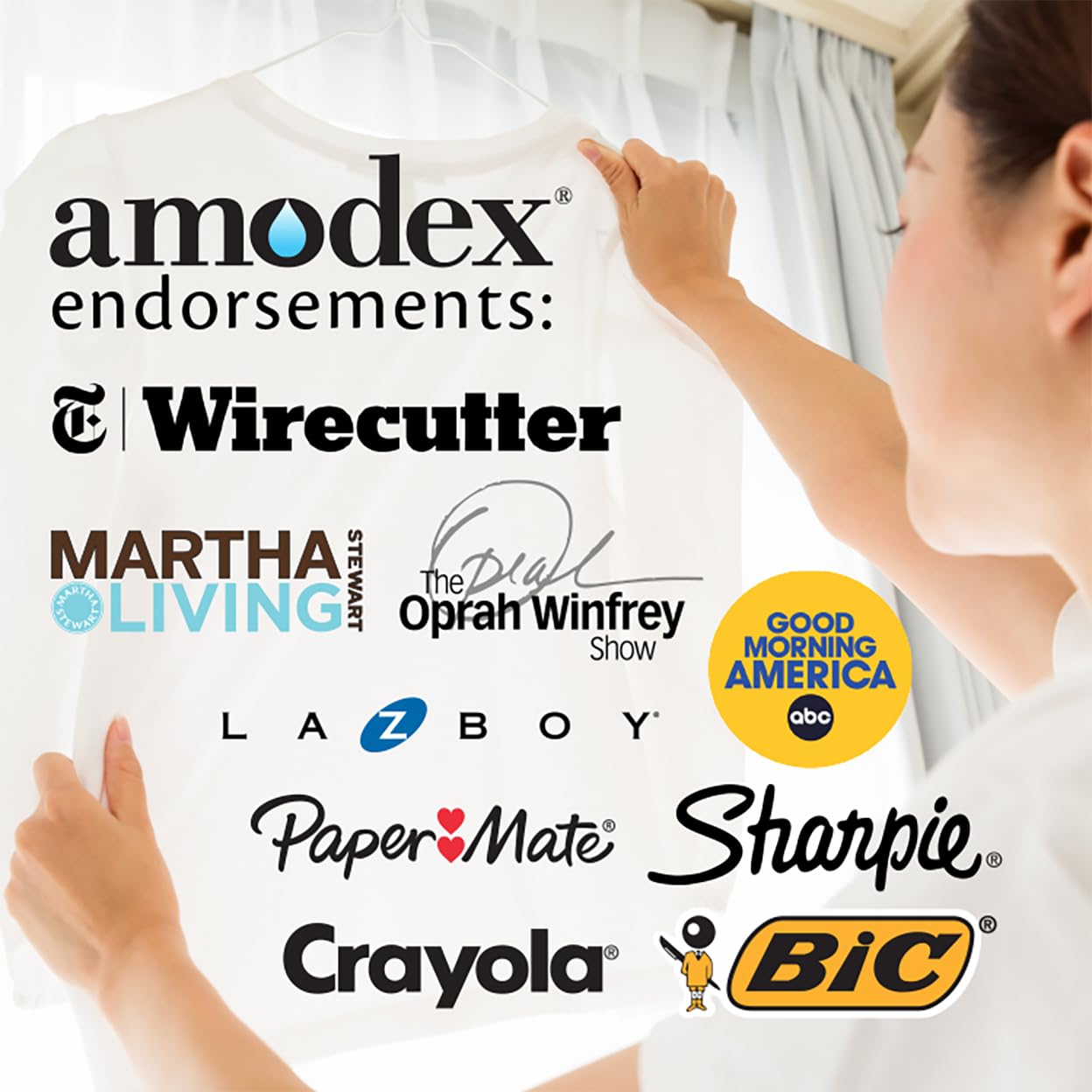 Amodex Ink & Spot Remover for Clothes, Leather and Skin - Removes Ink, Ballpoint, Sharpie, Grease and More, Works on Set-in Stains, Gentle but