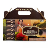 Hawaiian Host AlohaMacs Dark Chocolate Macadamia Nuts - Premium Hawaiian Easter & Mother's Day Gift - 5 Box Tote (25oz Total)