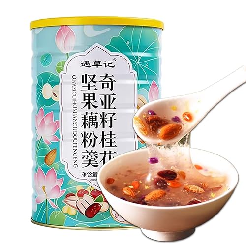 500g Osmanthus Fragrant Nuts Lotus Root Starch Powder Breakfast Meal?Lotus Root Powder Soup Mix Chinese Asian Soup?Instant Breakfast Microwave Food