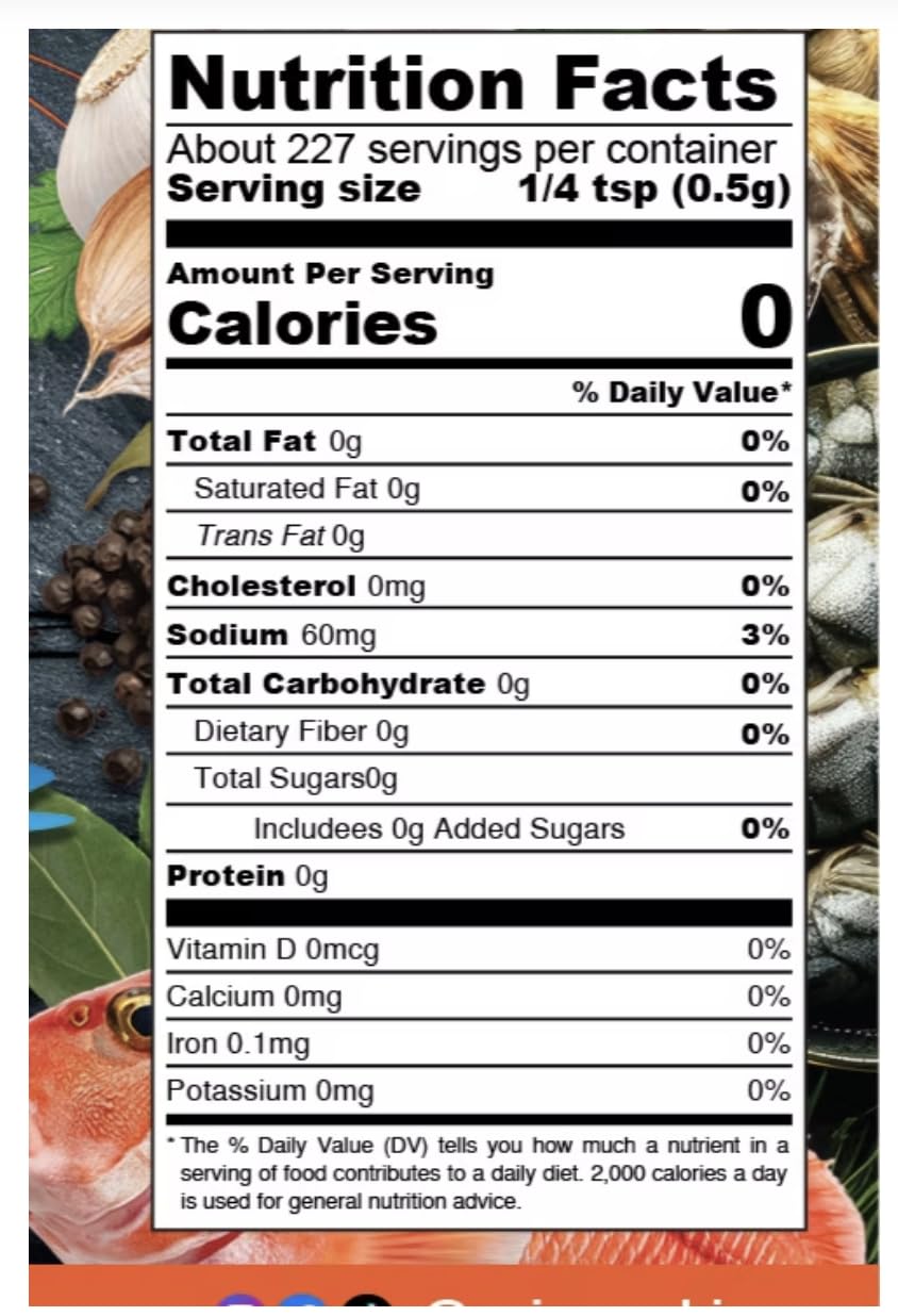 Every-Ting Sea Seafood Mix - 4 oz | Jamaican Seafood Seasoning & Sea Seasoning Blend | Authentic Island Spiced Seafood Rub for Fish, Shrimp & Crab |