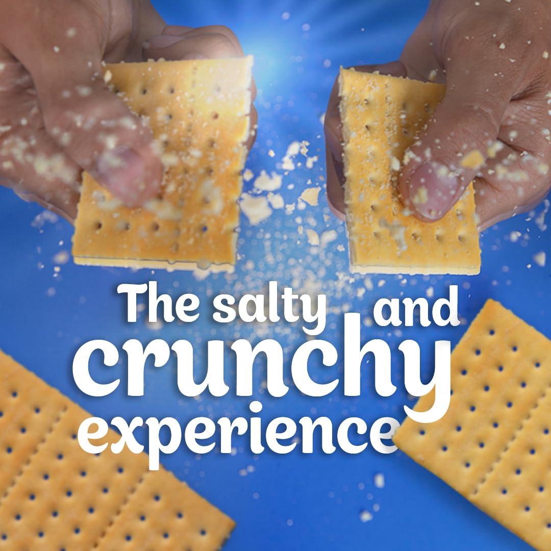 Dux, Original Crackers, Salty & Crunchy, Enjoy Anytime, 8.82 Ounce, 1 Box contains 4 Bags, each with 9 Individual Packs and every pack includes 3