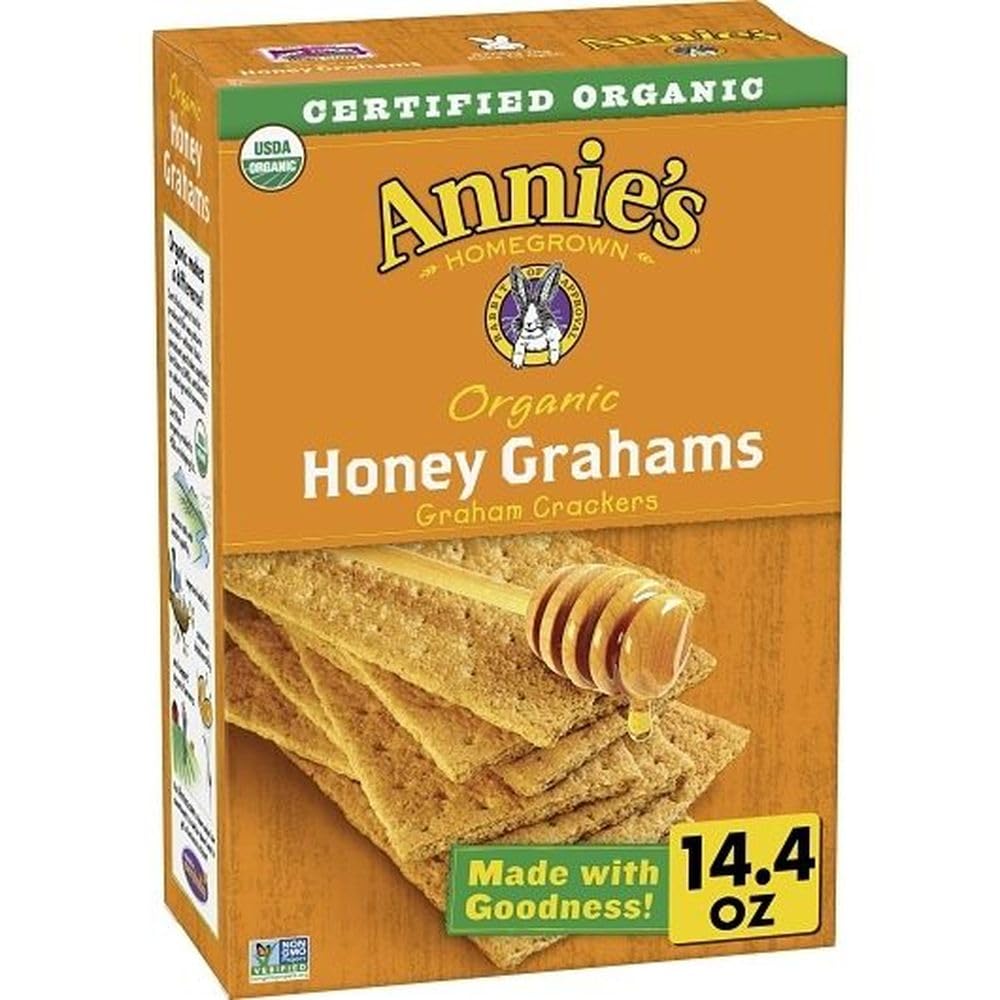 Annies Homegrown Organic Honey Graham Cracker, 14.4 Ounce - 12 per case