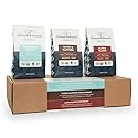 Grounds & Hounds Three Blend Starter Kit - Ground, 100% Organic Coffee Variety Pack, Bulk Ground Coffee, Includes Three 6oz Bags of Our Most Popular