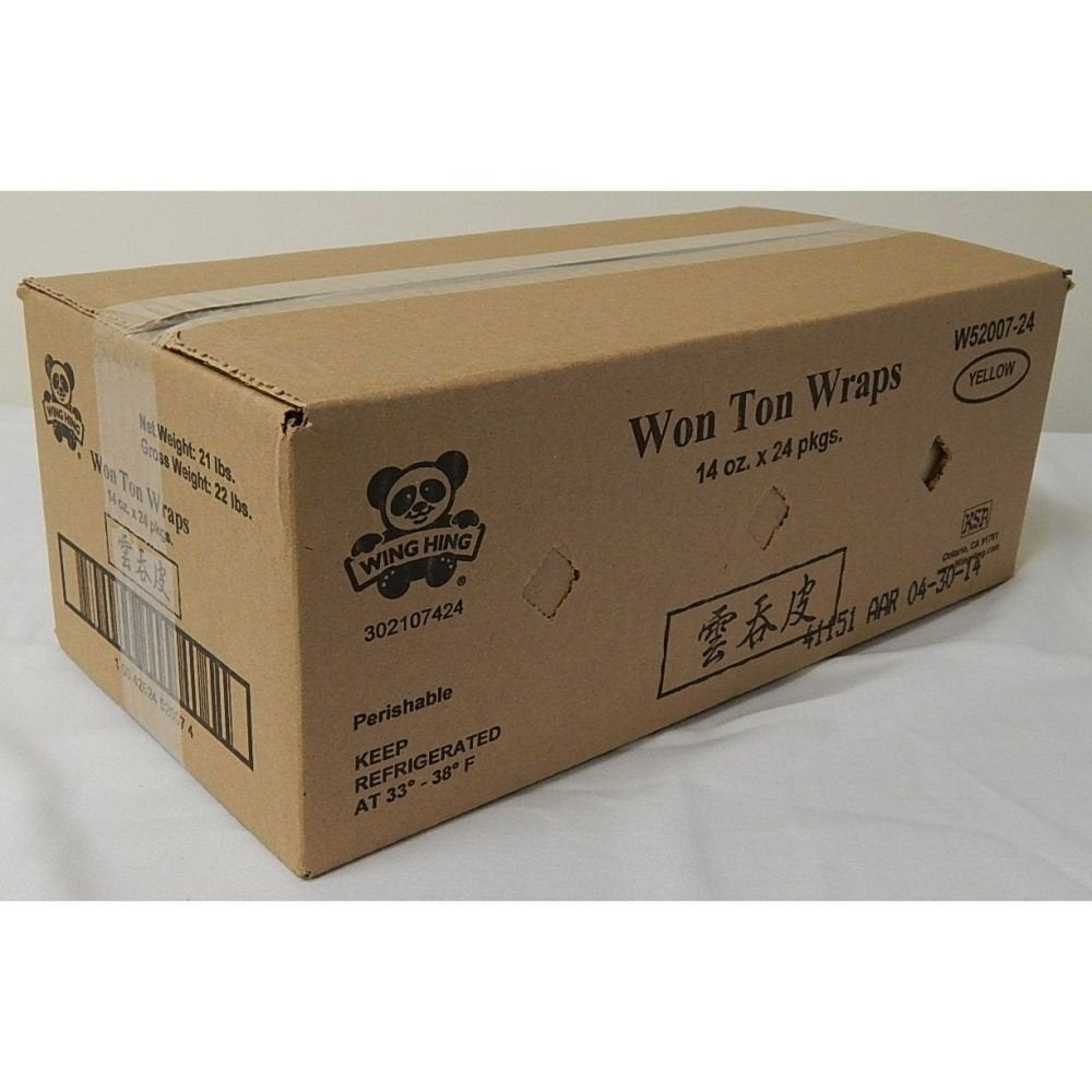 Wing Hing Wonton Wrap, 14 Ounce -- 24 per case.