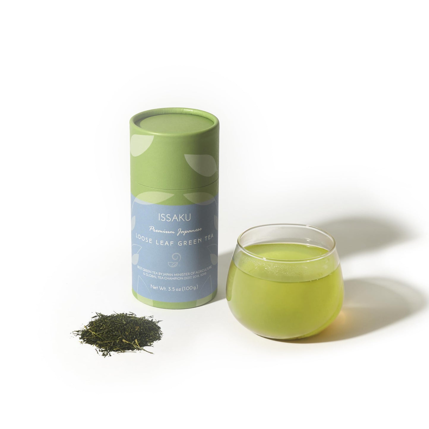 Japanese Green Tea Co. Premium Loose Leaf Green Tea - Issaku Reserve - 3.5 Oz (100g) - Vegan and All-Natural Fukamushi Sencha Japanese Tea Leaves