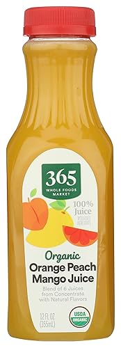 365 by Whole Foods Market Organic Orange Peach Mango Juice, 12 FZ