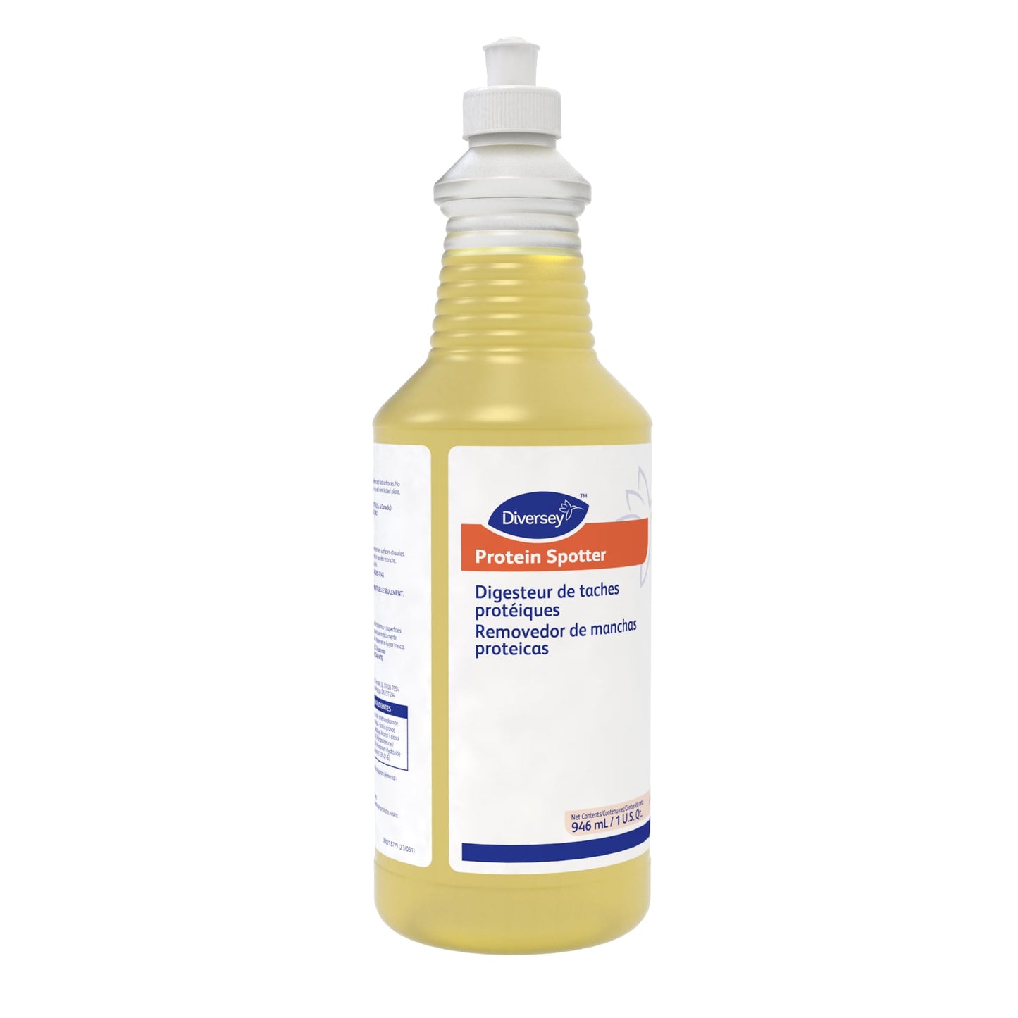 Diversey 5002611 Protein Spotter, Carpet Cleaner for Organic Stains, Ready-to-Use Liquid, Unscented, 32-Ounce