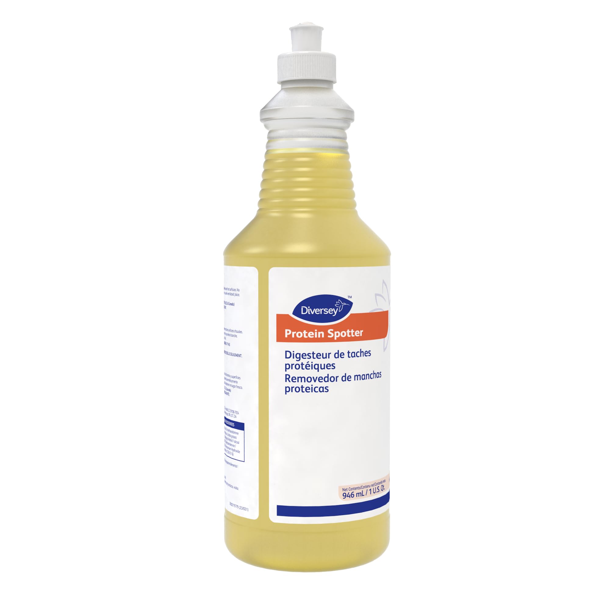 Diversey 5002611 Protein Spotter, Carpet Cleaner for Organic Stains, Ready-to-Use Liquid, Unscented, 32-Ounce