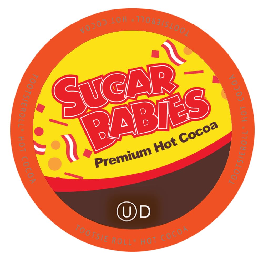Sugar Babies Hot Cocoa Pods, Caramel Flavor, Compatible with Keurig K-Cup Brewers, 12 Count - Smooth and Creamy Caramel Cocoa Treat