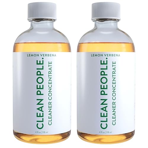 Clean People Cleaner Concentrate - All-Purpose Cleaner for Multi-Purpose Cleaning, Bathrooms, Floors, Concentrated, Recyclable Packaging (Lemon
