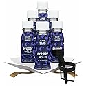 6x Energy Shot Blackberry 2.5 fl oz Bundle with Cup Holder - Plant-Based Energy Drink with L-Theanine & Organic Caffeine for Smooth Focus