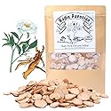 EidolonGreen White Peony Root (Paeonia lactiflora Pallas/Radix Paeoniae/Bai Shao/??/???) - 88g (3oz) Dried Root - Pure Natural Herb