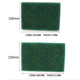 Woodworking Tools Scouring Pads Fiber Abrasive Green Nylon Emery Polishing Scouring Pad for Cleaning Polishing