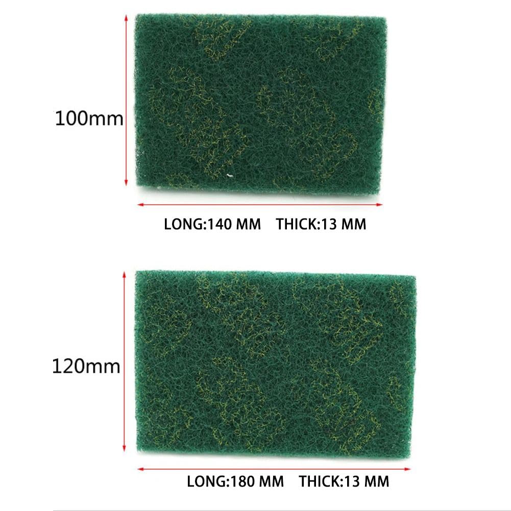 Woodworking Tools Scouring Pads Fiber Abrasive Green Nylon Emery Polishing Scouring Pad for Cleaning Polishing