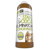 Life Miracle Enzyme Cleaner & Pet Odor Eliminator CONCENTRATE | Deep Cleaning Enzymatic Spot Remover For Dog Cat Urine, Rug, Carpet, Upholstery & Car