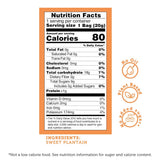 Baked Sweet Plantain Crisps by GOOD CHIPS! Crispy, Crunchy, Oil-Free, Healthy Maduritos - 0.7 oz bags - Pack of 12