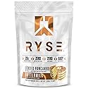 RYSE Loaded Protein Pancake & Waffle Mix - Buttermilk - Naturally Sweetened Breakfast with 21g Protein, 3g MCTs and 2g Fiber - No Added Sugar - High Protein Snack for Clean Energy - 6 Servings