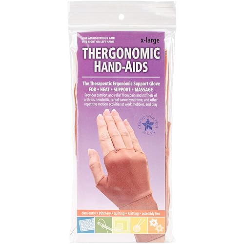 Thergonomic Hand-Aids Support Gloves, Extra Large