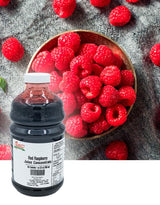 Nature Blessed 100% Pure Red Raspberry Concentrate - 1 Quart (1/32 fl oz bottle), Applications: Home Wine Making, Brewing, Mead, Smoothies, Making