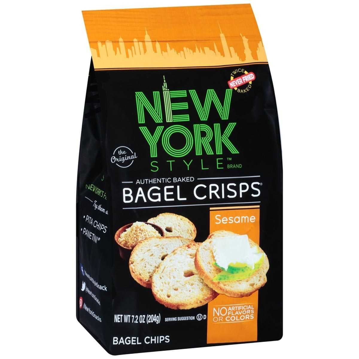 New York Style Bagel Crisp, Sesame, 7.2 Ounce (Pack of 3)