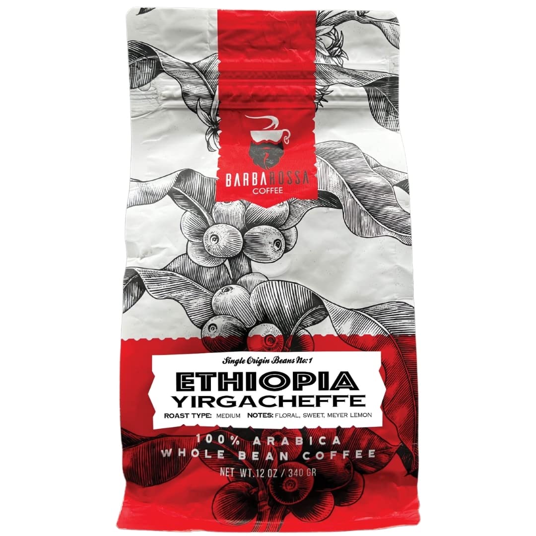 Barbarossa Ethiopian Yirgacheffe Coffee - Premium Quality Handcrafted - Natural Processed | 2019 Neighborhood Favorite Award…
