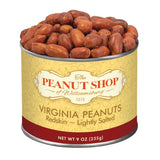 The Peanut Shop of Williamsburg Red Skinned Peanuts, Williamsburg Peanuts Gift Tin, Redskin Gift, Extra-Large Roasted & Salted, Kosher, Gluten-Free