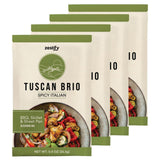 Zestify Tuscan Brio - Spicy Italian Seasoning Packets | Zesty Herb & Garlic Blend for BBQ, Skillet, Sheet Pan & Olive Oil Dips | Gourmet Italian Spice