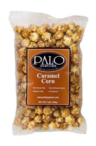 Palo Popcorn Caramel Corn, 7 ounce bag (Pack of 6)