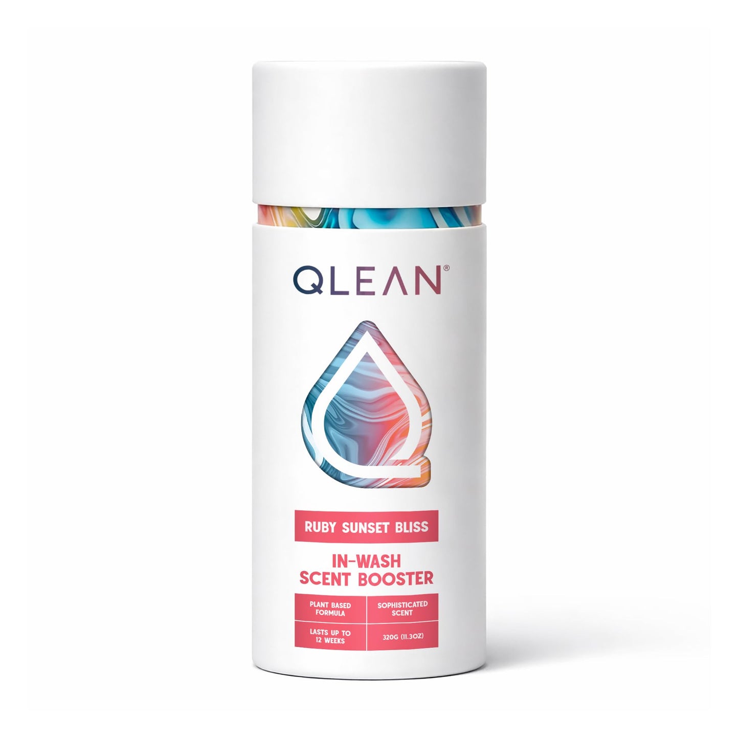 QLEAN Laundry Scent Booster Ruby Sunset Bliss - Plant-Based In-Wash Fragrance Beads, Long-Lasting Berry Floral Scent, Biodegradable Hypoallergenic