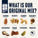 Roastery Coast - Mixed Nuts Variety Pack for Adults | Healthy Snacks | Individual Packs | Unsalted | No Peanuts | Assorted Nuts Snack | Pistachios |